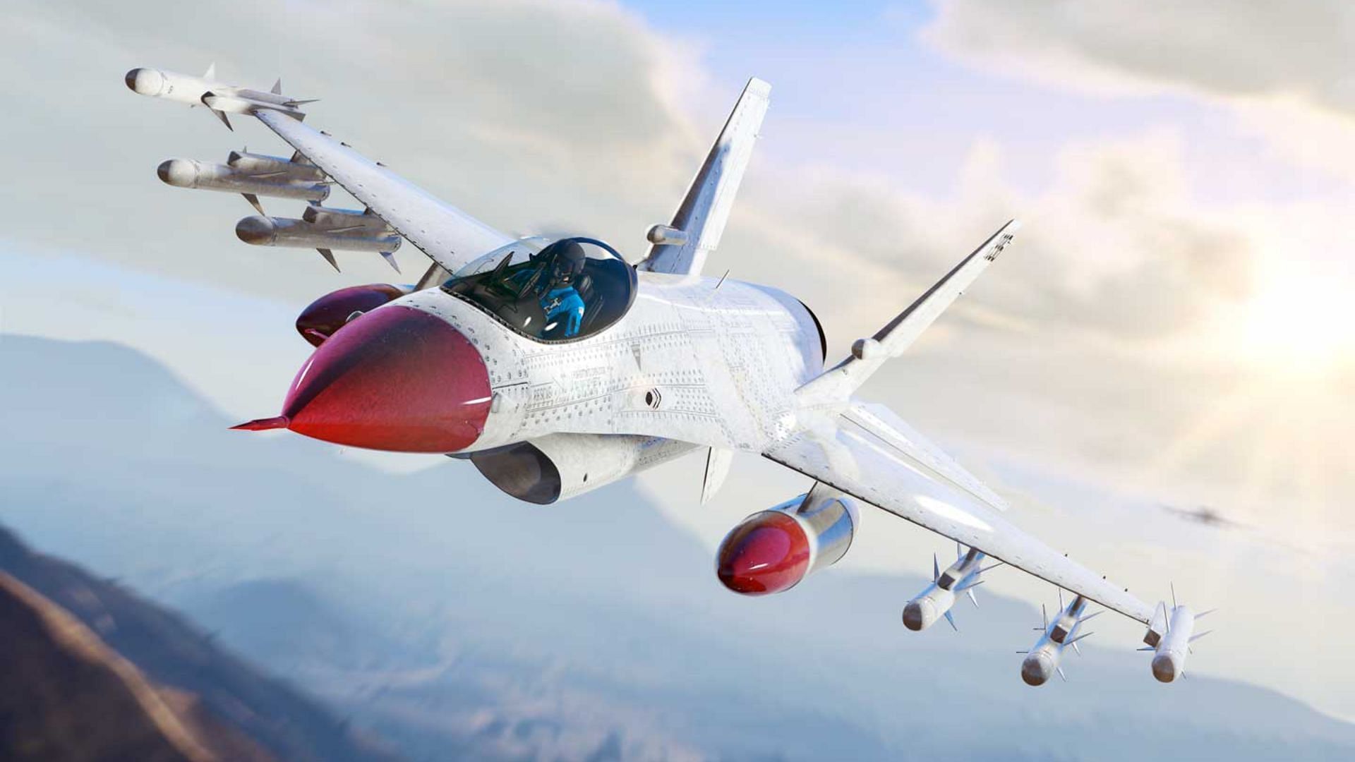 JoBuilt P-996 LAZER (Image via Rockstar Games)
